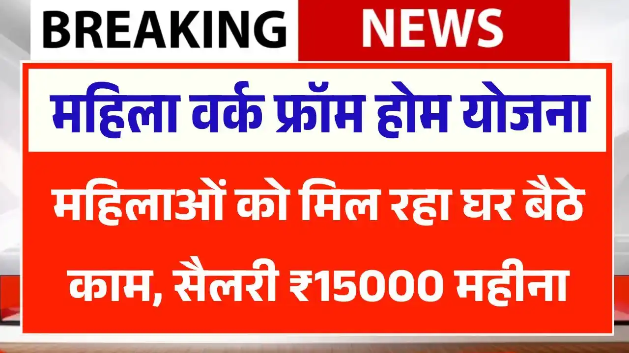 Mukhyamantri Work From Home Yojana