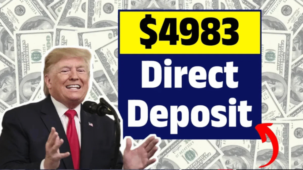 Direct Deposit of $4,983 for US Citizens in October 2025 – Eligibility and Payment Details