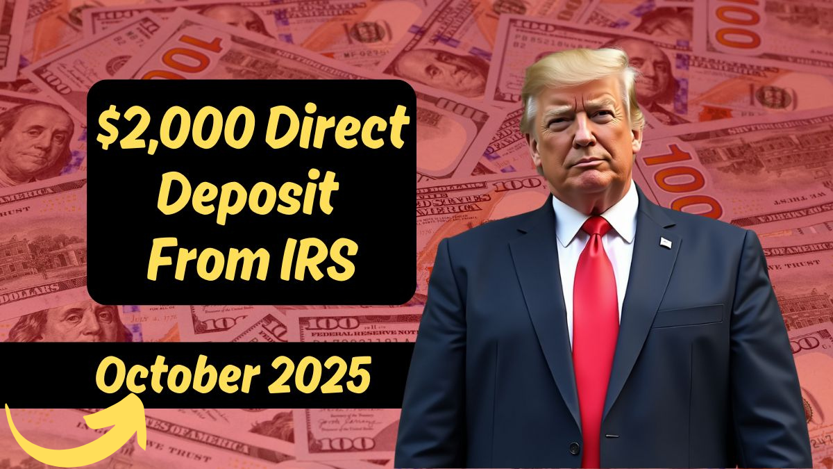 $2000 direct deposit from IRS this October?