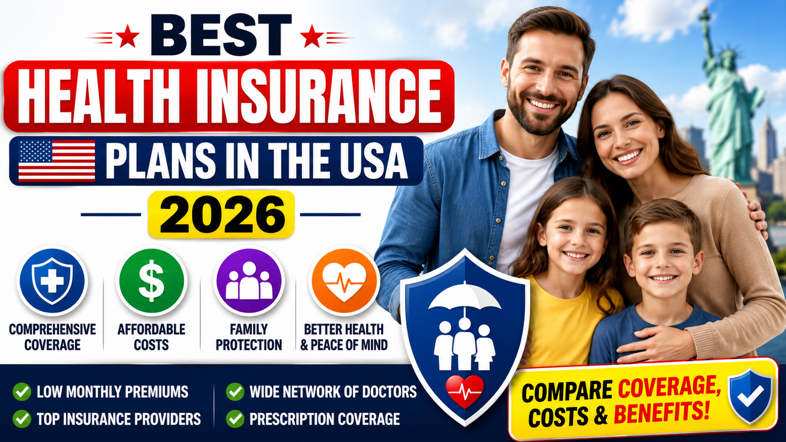Best Health Insurance Plans in the USA (2026)