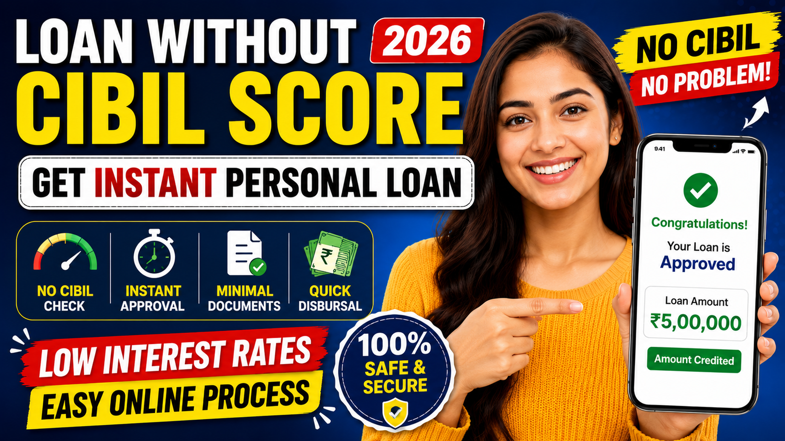 Loan Without CIBIL Score 2026