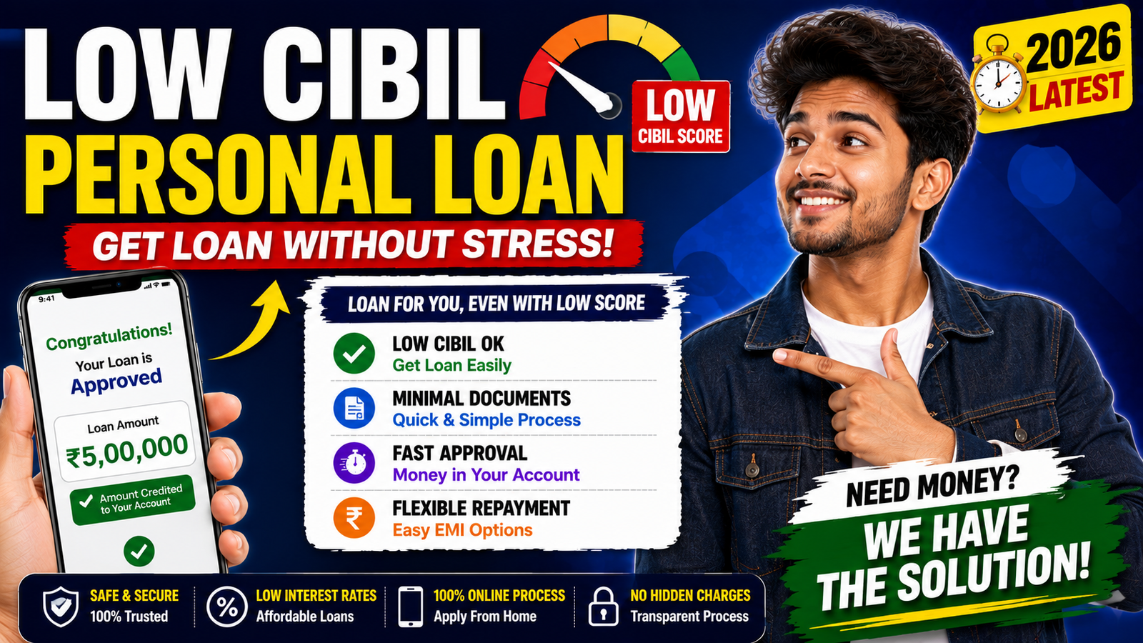 Low CIBIL Personal Loan 2026